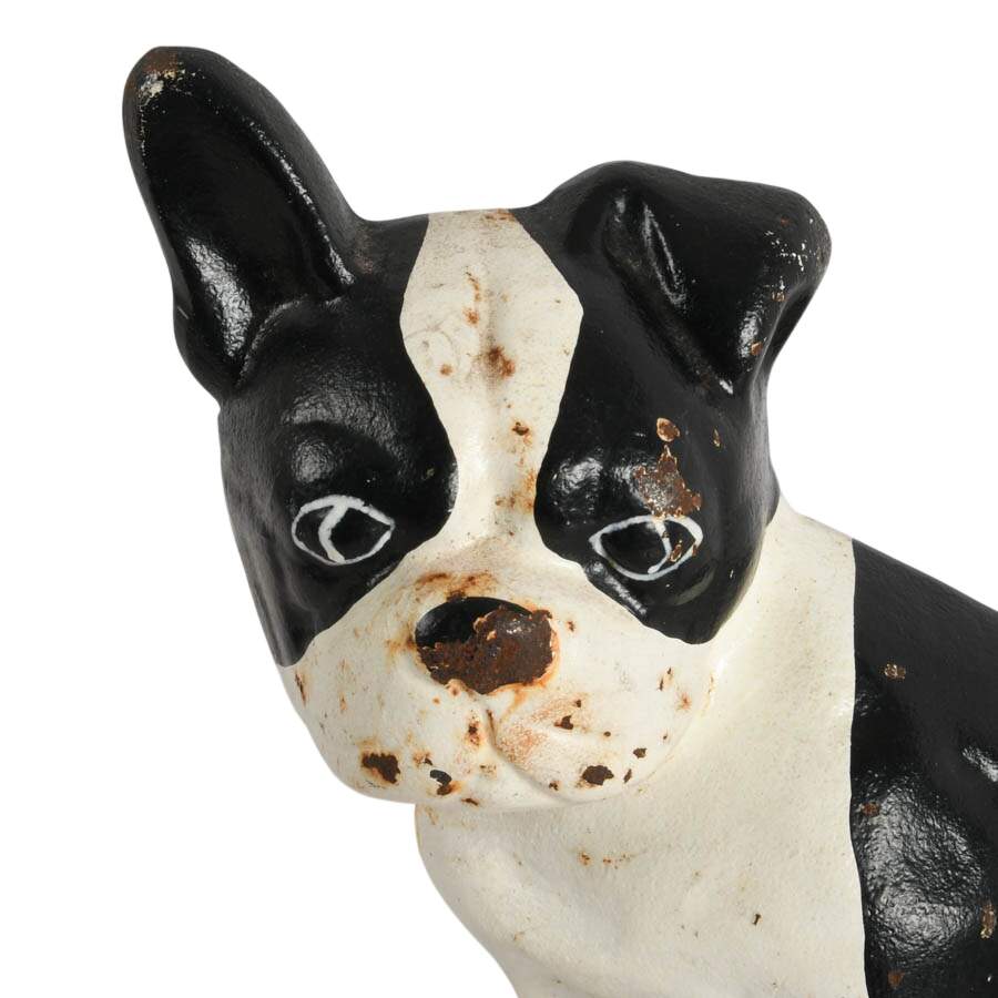 Pair of Cast Iron Dog Doorstops-4
