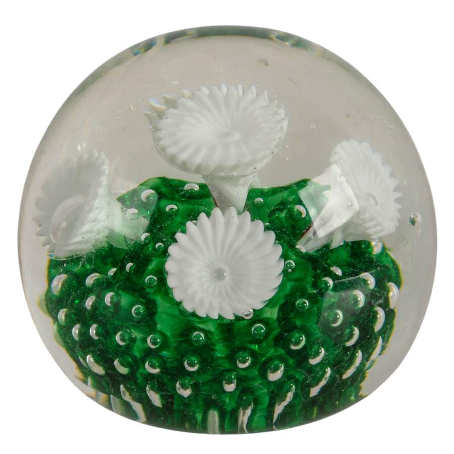 Three Crystal and Stone Paperweights-7