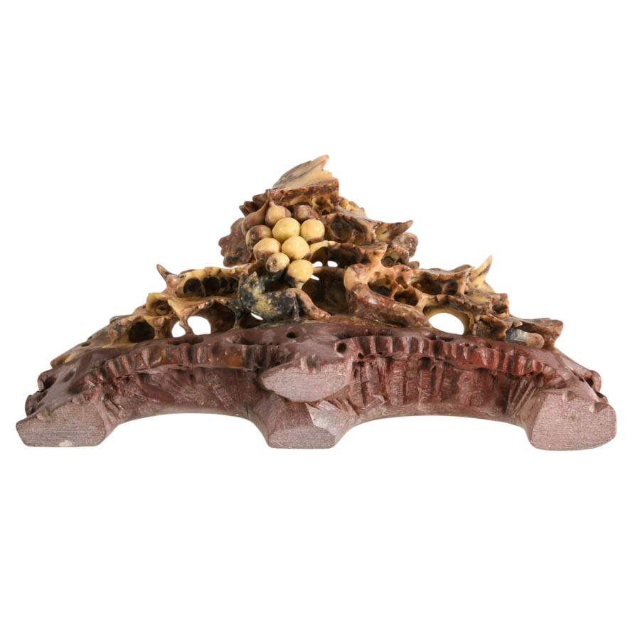 Chinese Carved Soapstone Figurative Décor-7