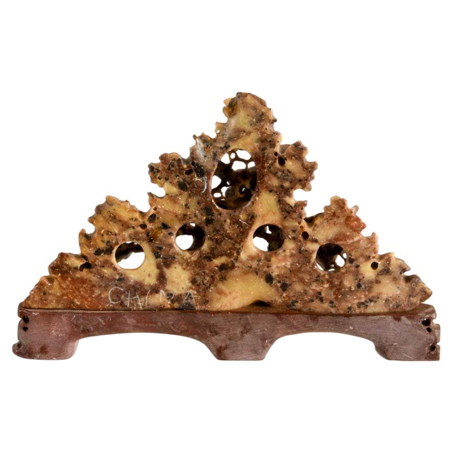 Chinese Carved Soapstone Figurative Décor-4