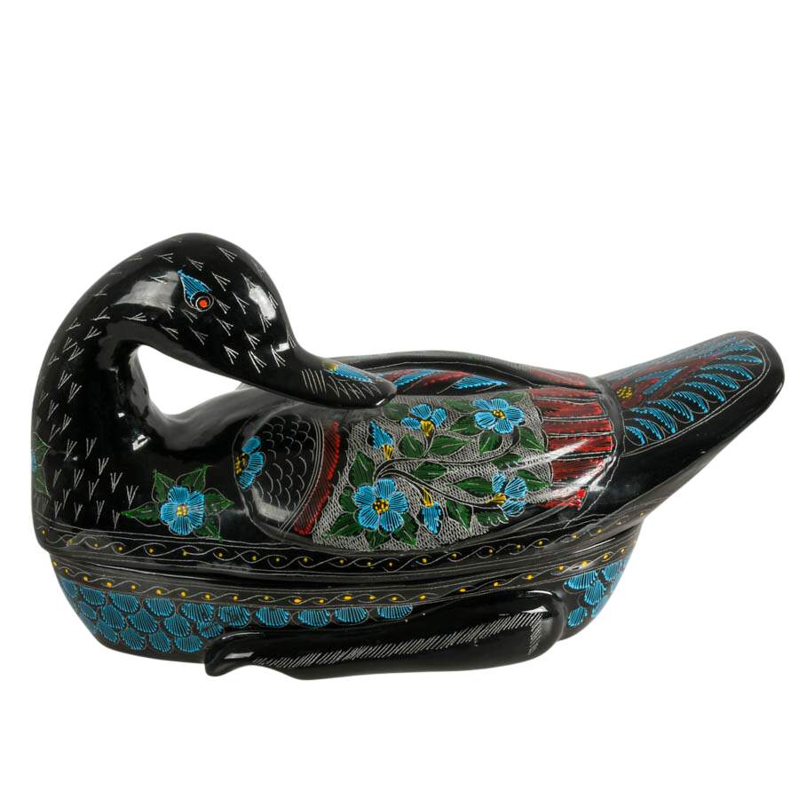 Hand-Painted Thailand Lacquerware Duck-15