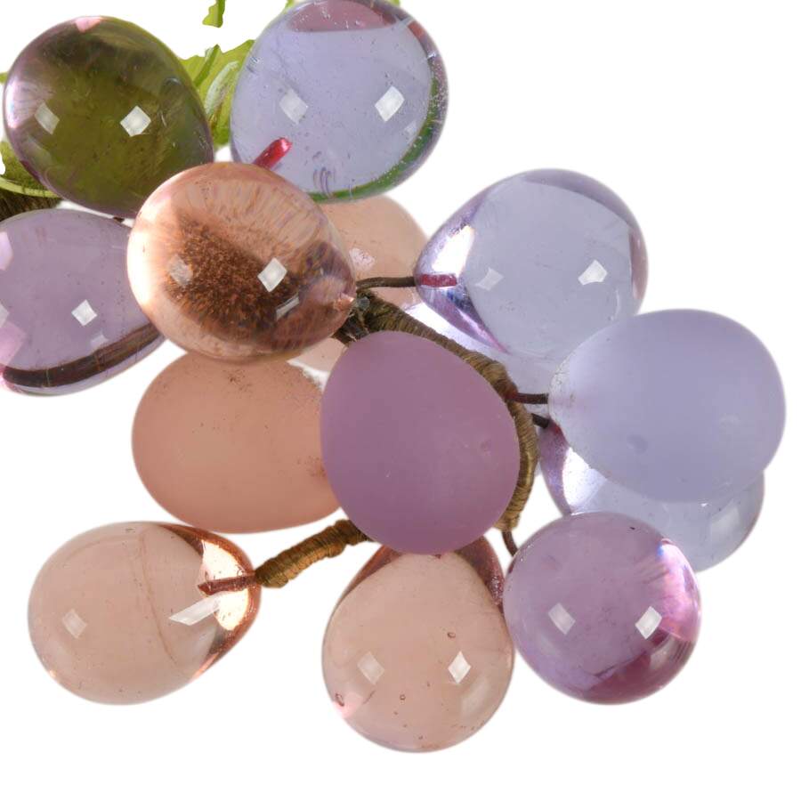 Victorian Hand-Blown Glass Grapes-5