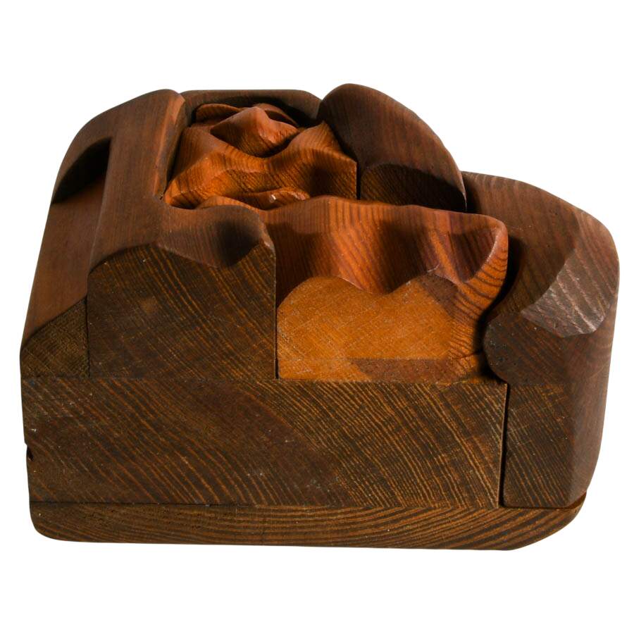 Signed Hand-Carved Wooden King-9