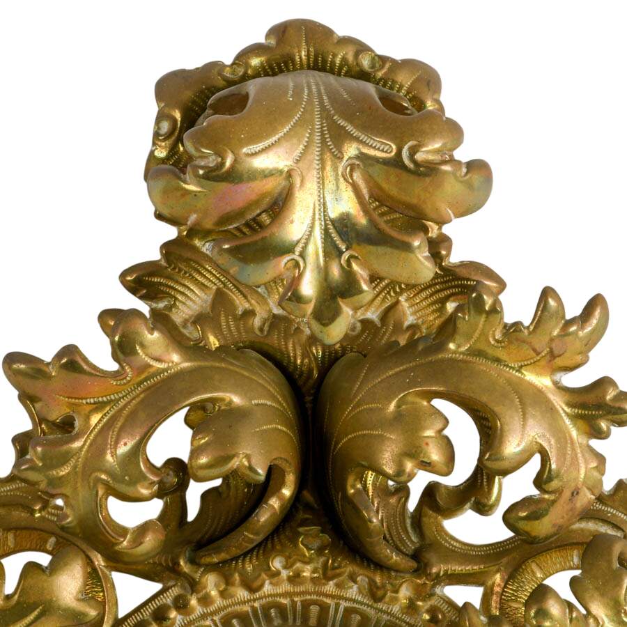 Antique Brass Rococo-Style Wall Hanging Picture Frame-2