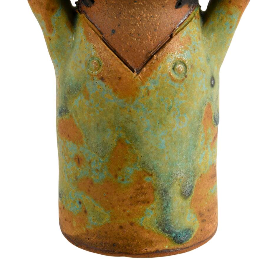 Mid-Century Mary Lindheim Hand-Made Pottery Figure-3