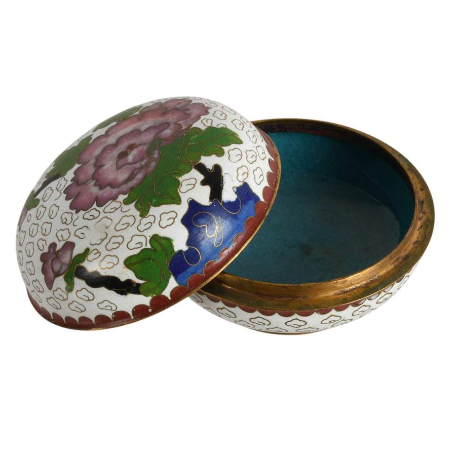 Enameled Quartet: A Four-Piece Cloisonné Collection-5