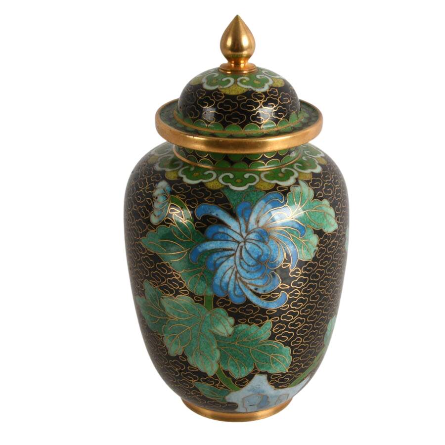 Enameled Quartet: A Four-Piece Cloisonné Collection-2