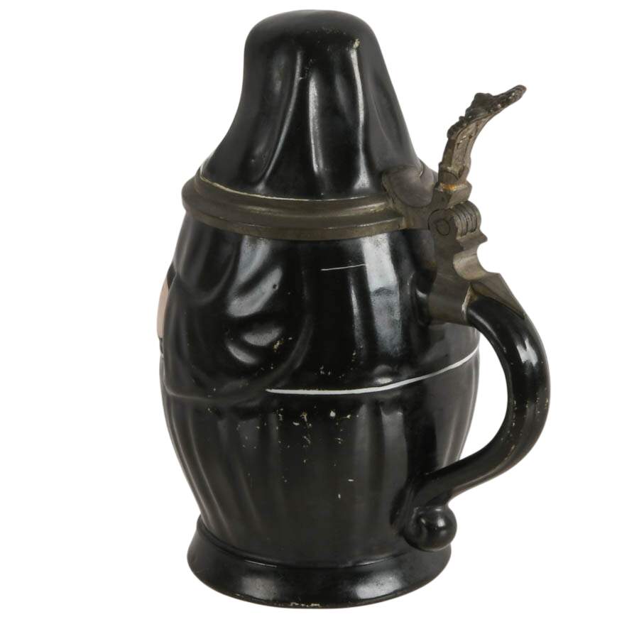 Antique German Nun Lithophane Beer Mug-5