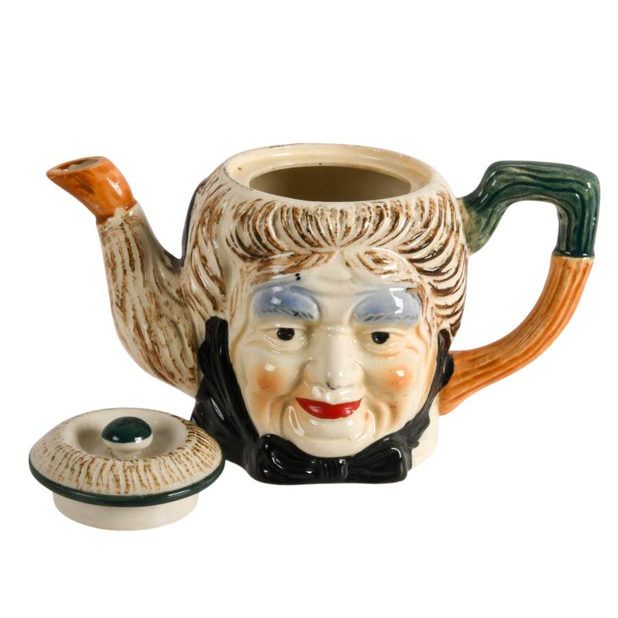 Japanese Toby-Style Lidded Three Tea Set-5