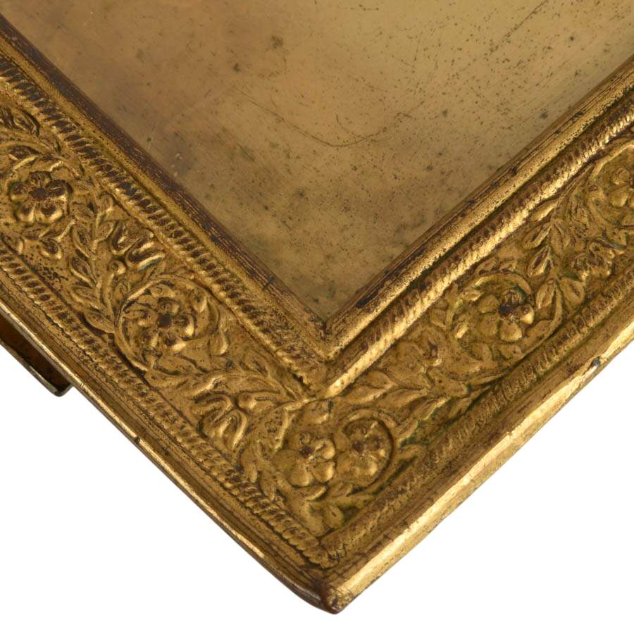 Pair of Ornate Gold-Tone Standing Photo Frames-6