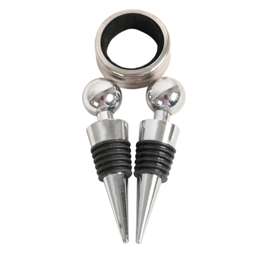 ZUIAI Red Wine Bottle Opener Set Alloy Rabbit Opener Stopper Pourer Set-7