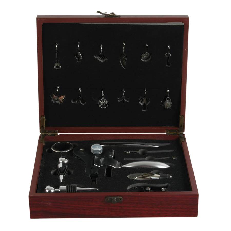 ZUIAI Red Wine Bottle Opener Set Alloy Rabbit Opener Stopper Pourer Set-1