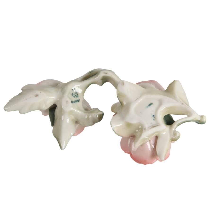 German and Czech Trinkets Including Two Karnl Ens Porcelain Flowers-6