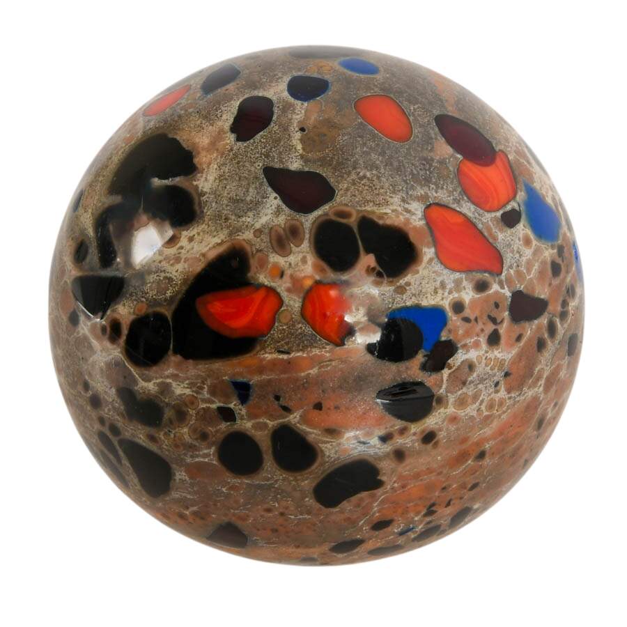 Lot of Three Stone and Crystal Paperweights-2