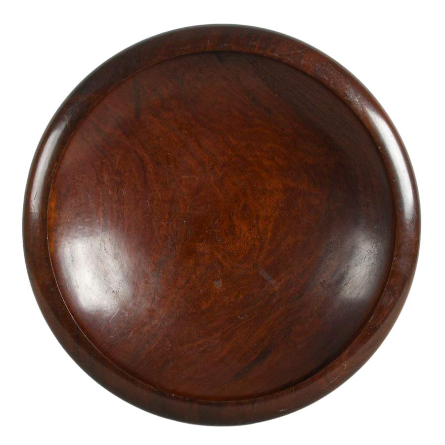Mid-Century Large Hardwood Bowl-3