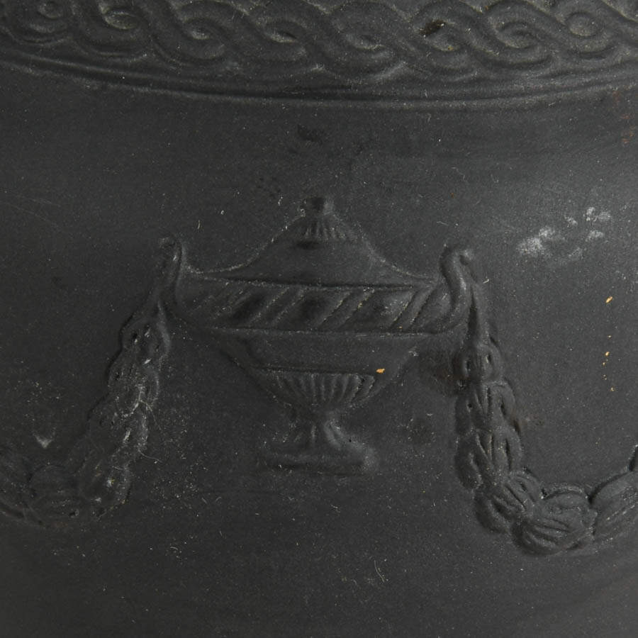 Black Basalt Creamer in the Style of Mottahedeh-6