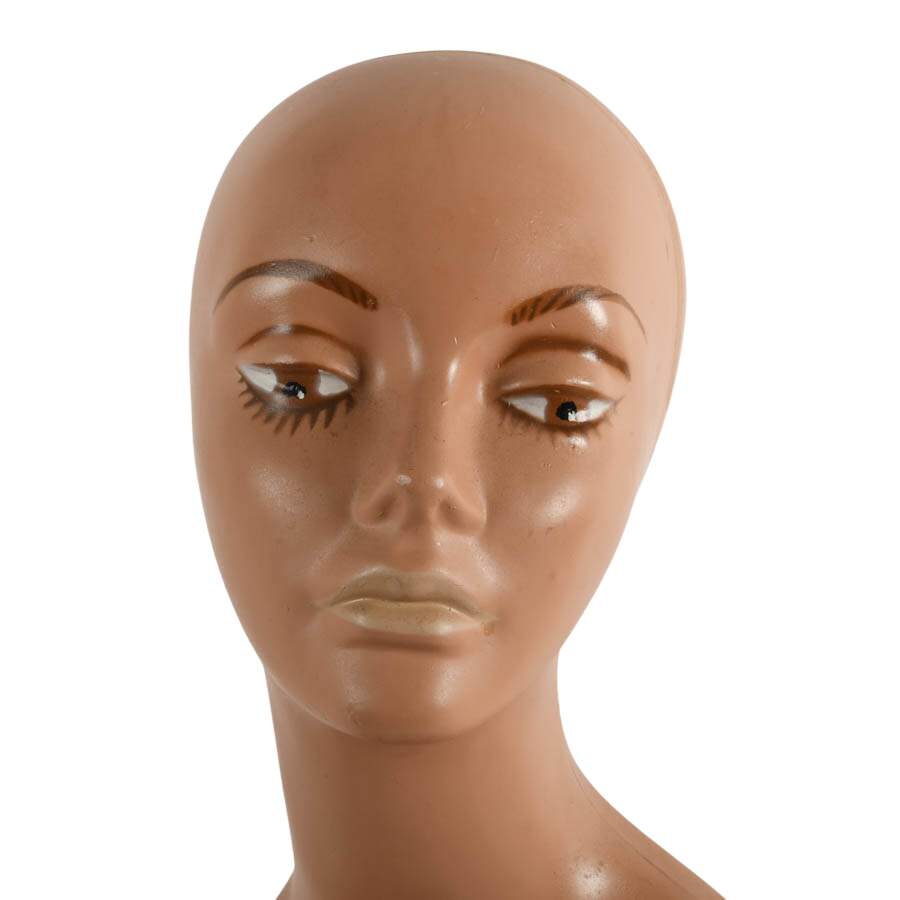 Pair of Mid-Century Mannequin Heads-9