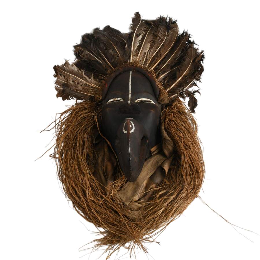 African Côte d'Ivoire Ceremonial Dan Mask-8