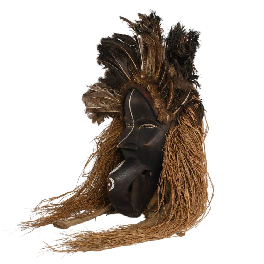 African Côte d'Ivoire Ceremonial Dan Mask-5