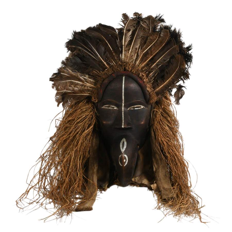 African Côte d'Ivoire Ceremonial Dan Mask-1
