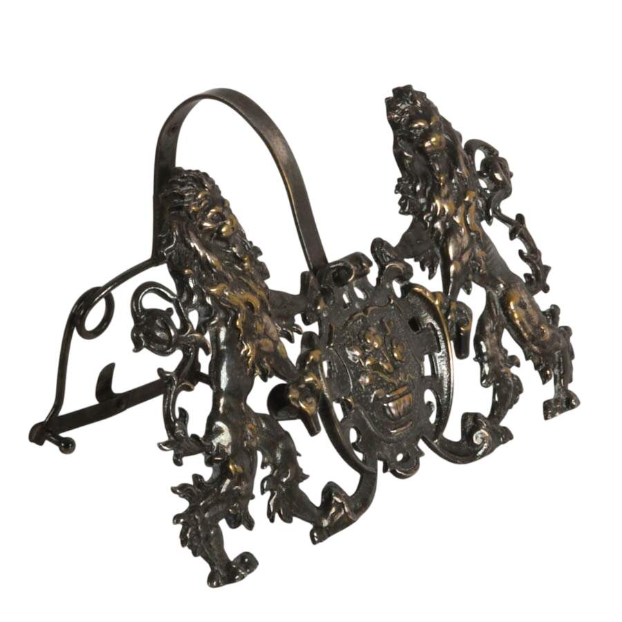 Antique Silverplated Brass Music Sheet Holder Converted into a Stand-7