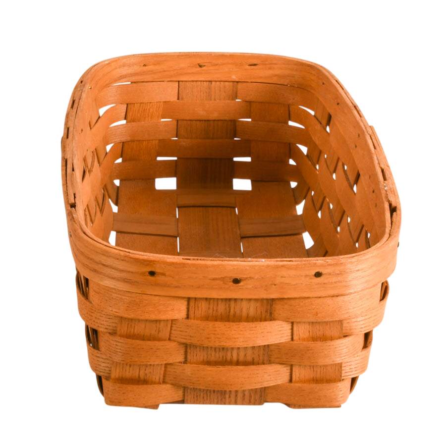 Hand-Made Peterboro Wooden Basket-3