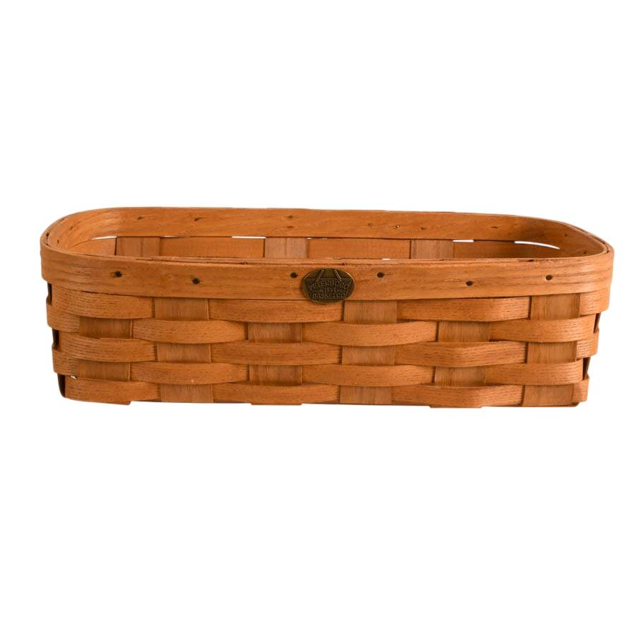 Hand-Made Peterboro Wooden Basket-1