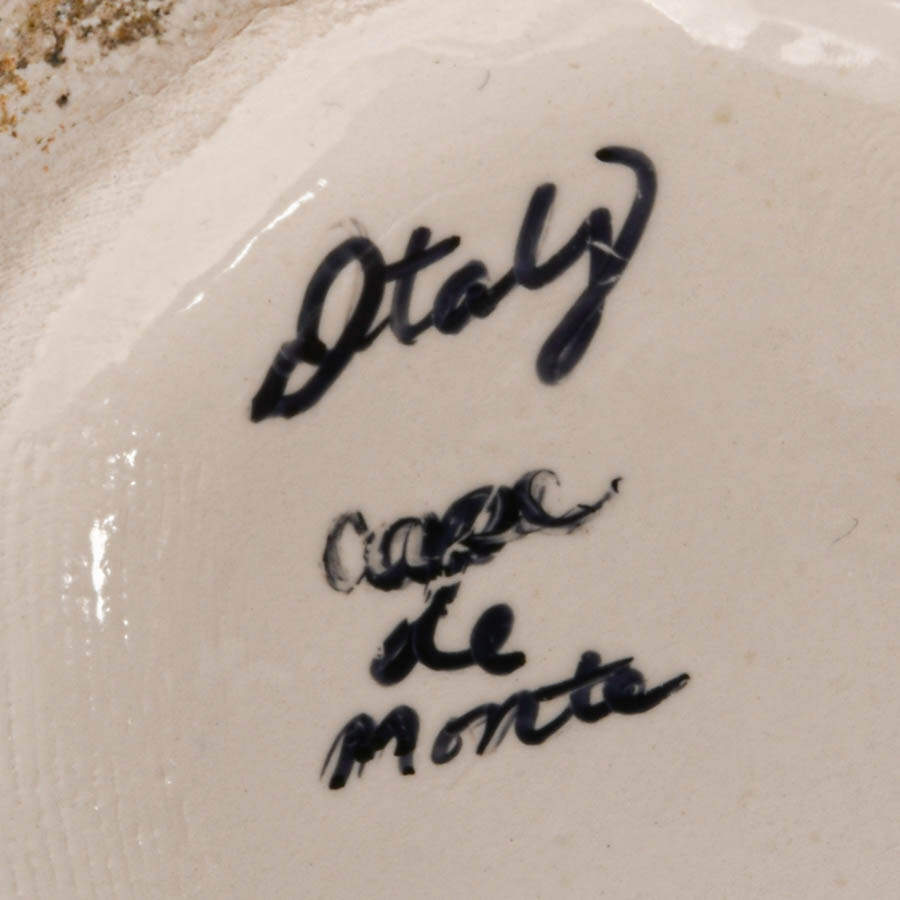 Italian Mid-Century Pottery Swan Feast Bowl-8