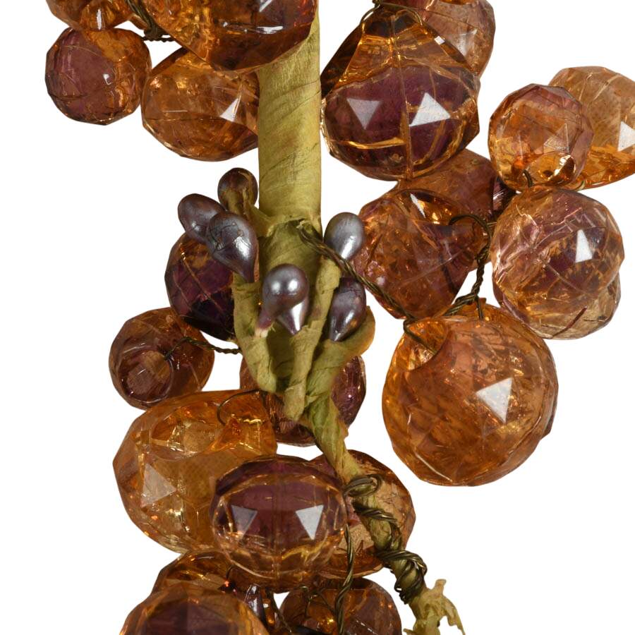 Four Mid-Century Modern Faceted Lucite Grape Clusters-5