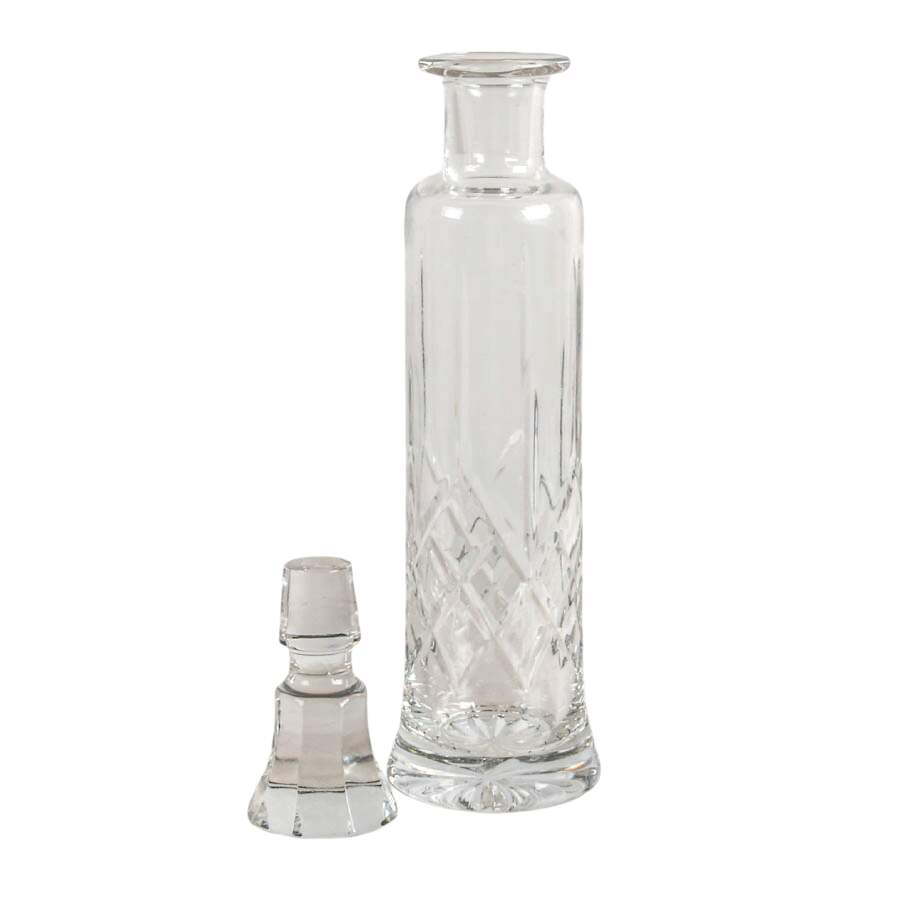 3-Piece Elegant Royal Gallery Cut Crystal Decanter and Stemware Gift Set-6