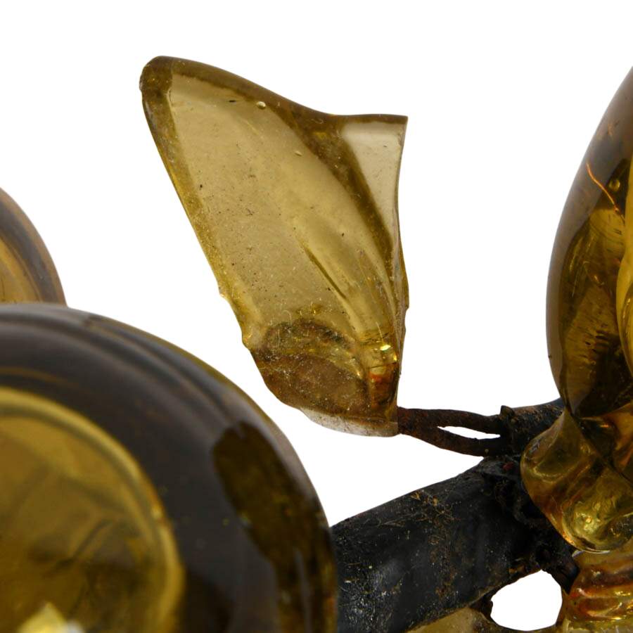Four Vines of Sunflower Glass Fruit Décor-9