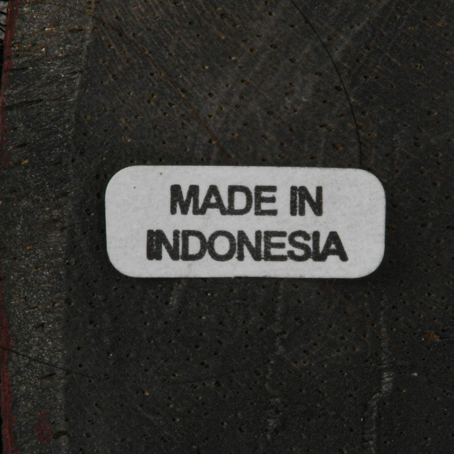 Indonesian Handcrafted Rangda Wooden and Goat Hair Mask-7