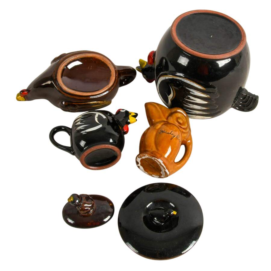 Four-Piece Amphomorphic Animal Tea Set-8