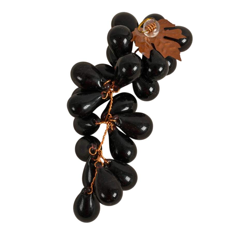 Thirteen Sculpted Copper and Hand-Blown Glass Vines-7