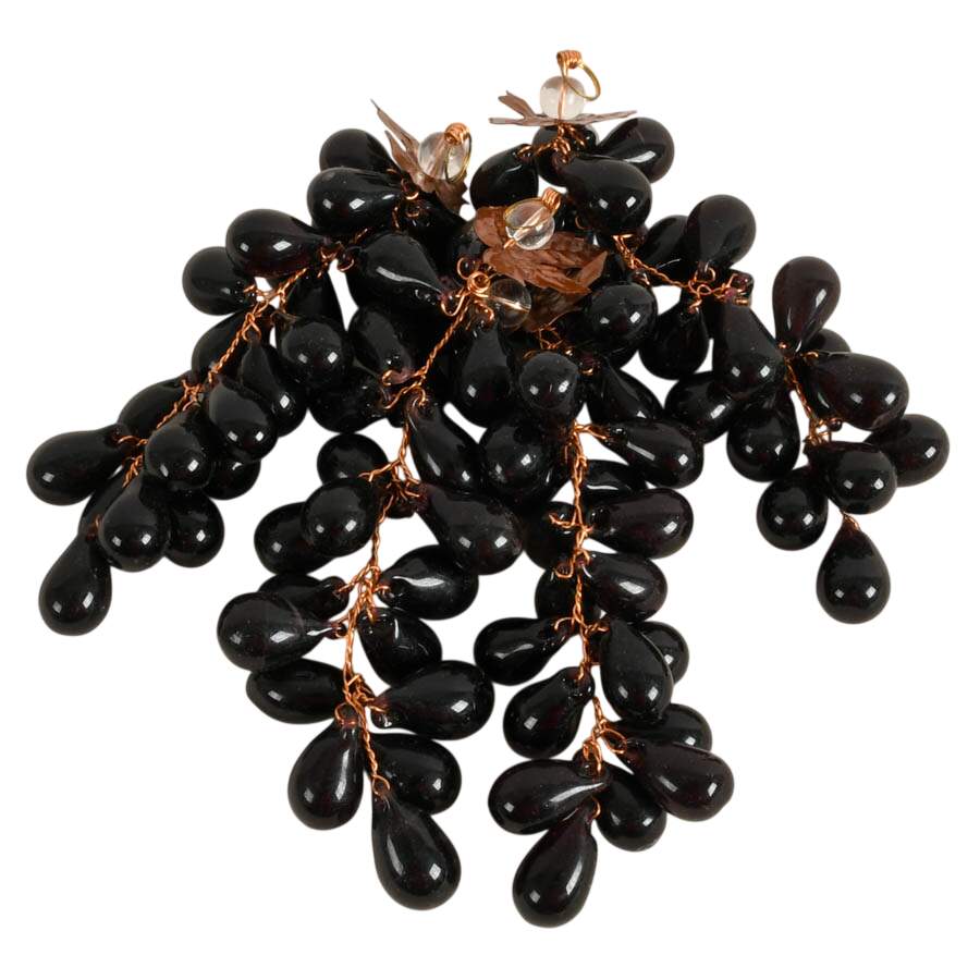 Thirteen Sculpted Copper and Hand-Blown Glass Vines-4