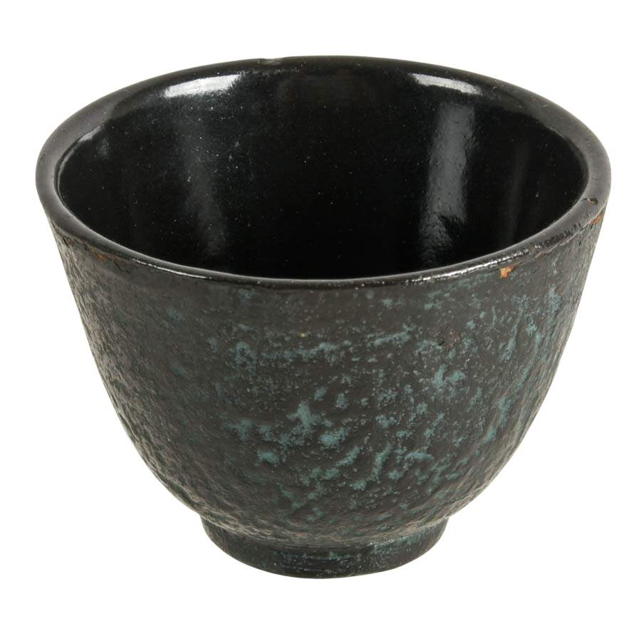 Japanese Nanbu Tetsubin Cast Iron Teapot and Cups-7