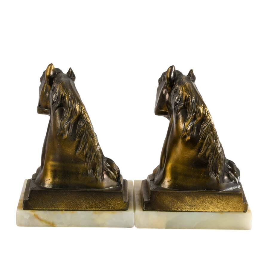 Pair of Horse Head Bookends-6