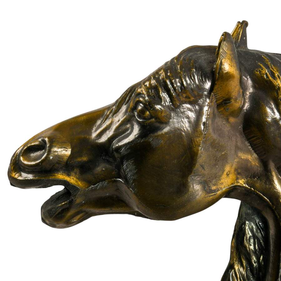Pair of Horse Head Bookends-4