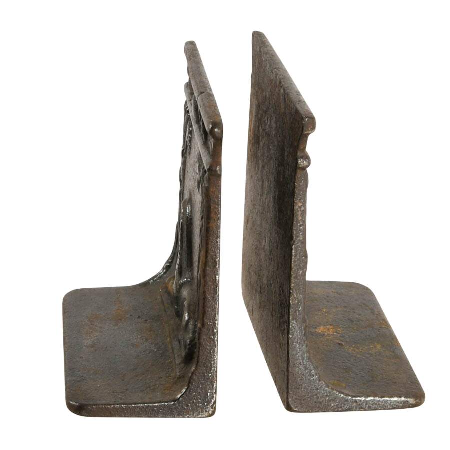 Egyptian Revival-Style Cast Iron Bookends in the Style of Bradley & Hubbard-7