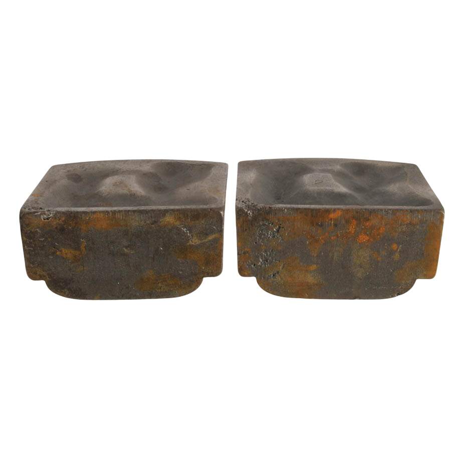 Cast Iron "The Angelus" Bookends Inspired by Jean-François Millet-10