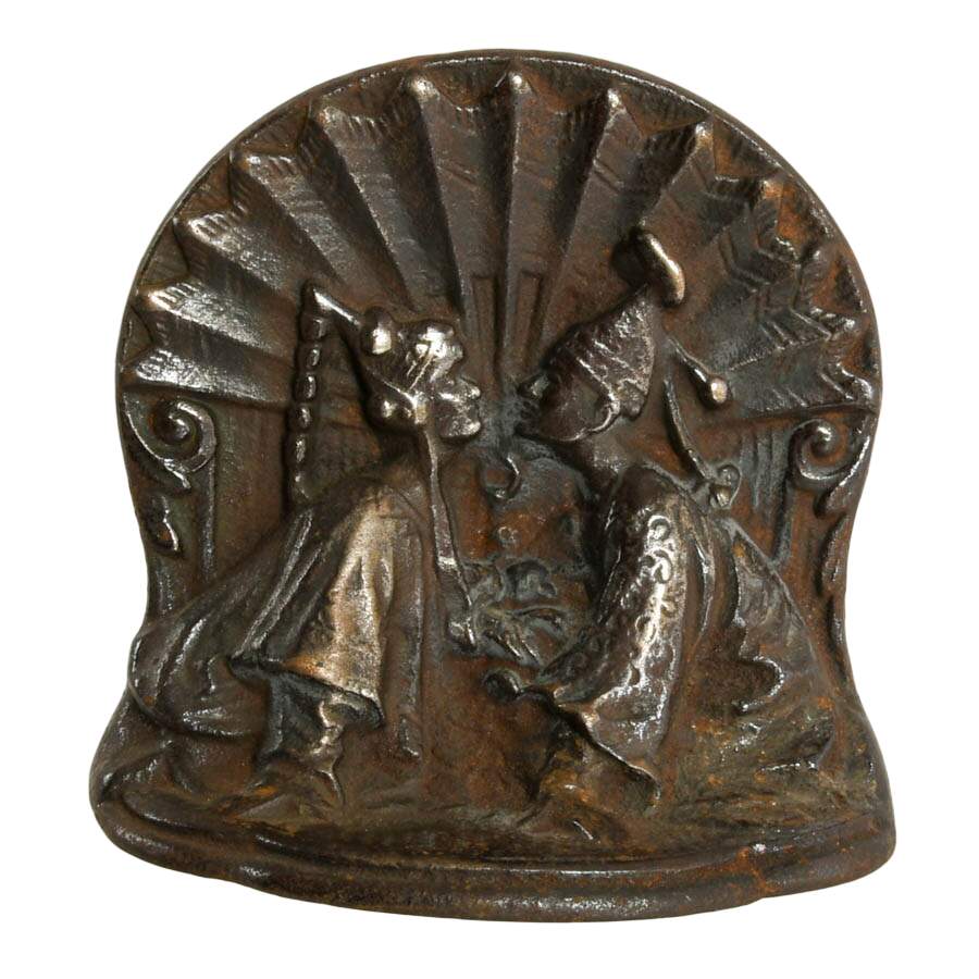 Art Deco Bronze Siam Kissing Couple Bookends-2