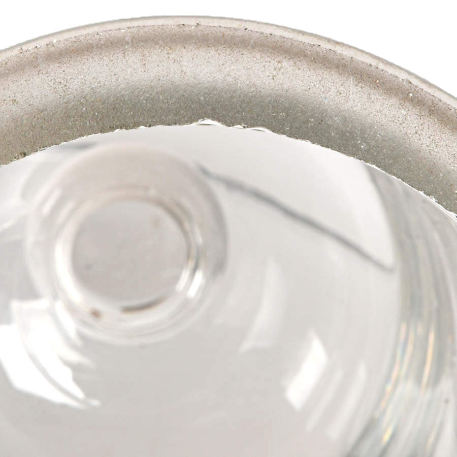 Antique Glass Cloche with Wooden Base-5
