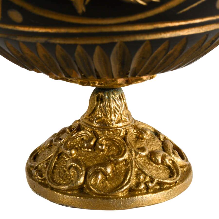Vintage Russian Fabergé-Style Art Glass Egg-3