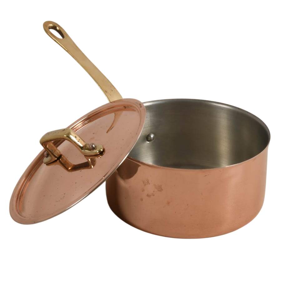 Trio of Portuguese Copper Cookware Pots-6