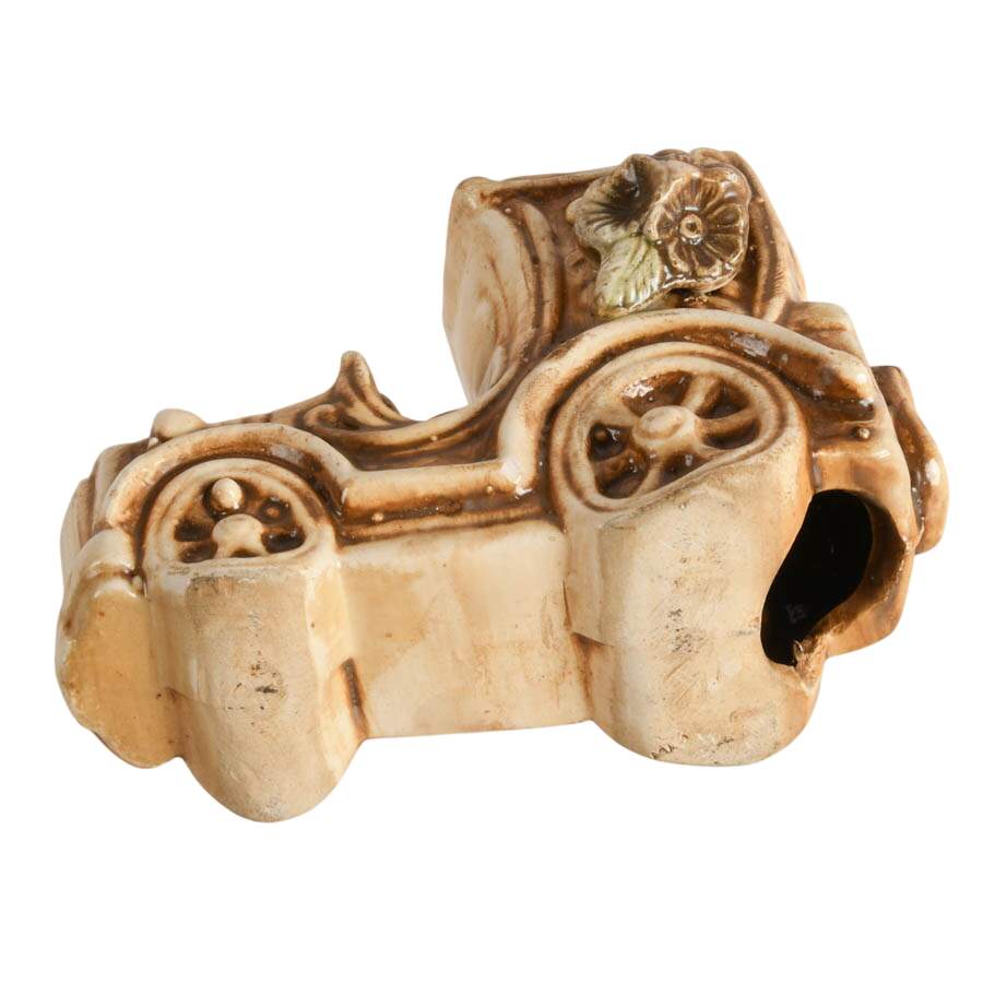 Mid-Century Capodimonte Porcelain Car-8