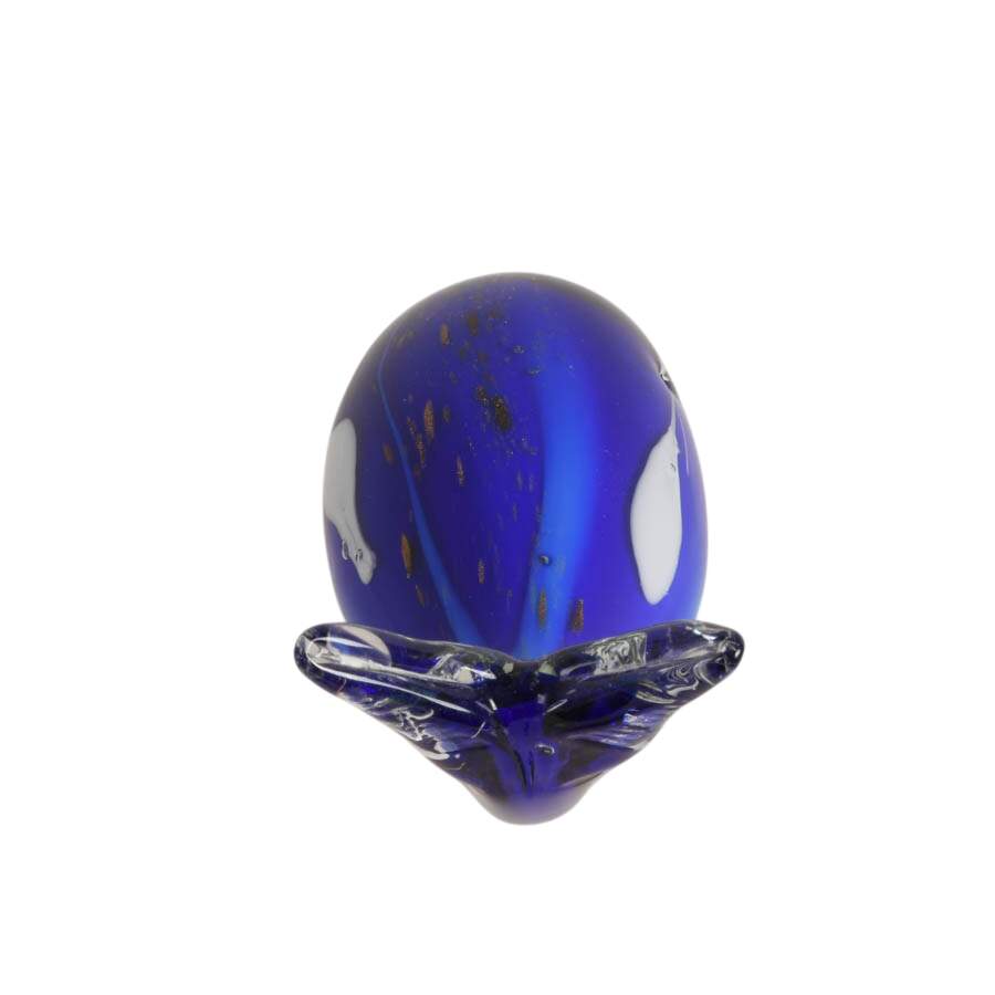Pair of Hand-Blown Glass Sea Sculptures-4