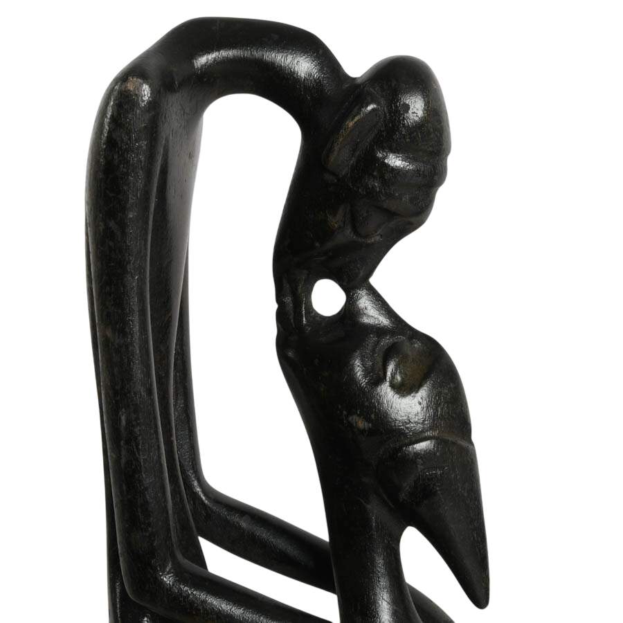 Hand-Carved African Wooden Bookends-7