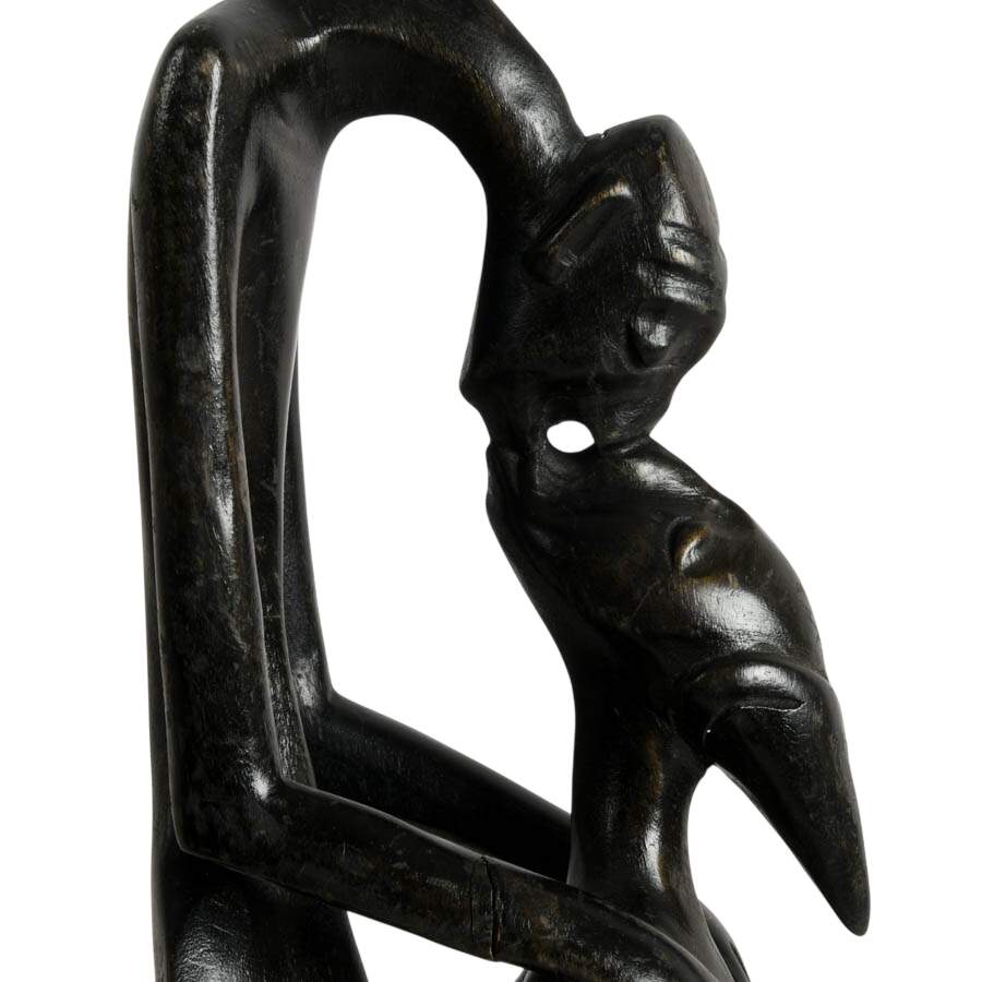 Hand-Carved African Wooden Bookends-6