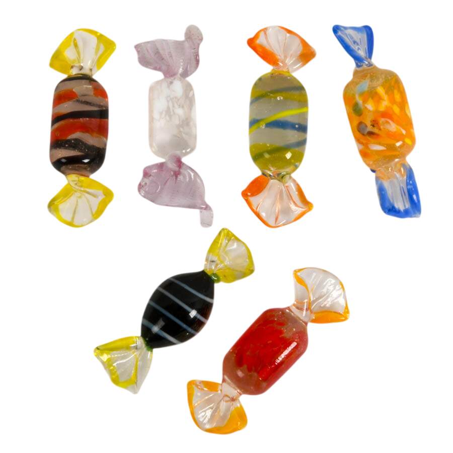 28-Piece Hand-Blown Glass Candies-5