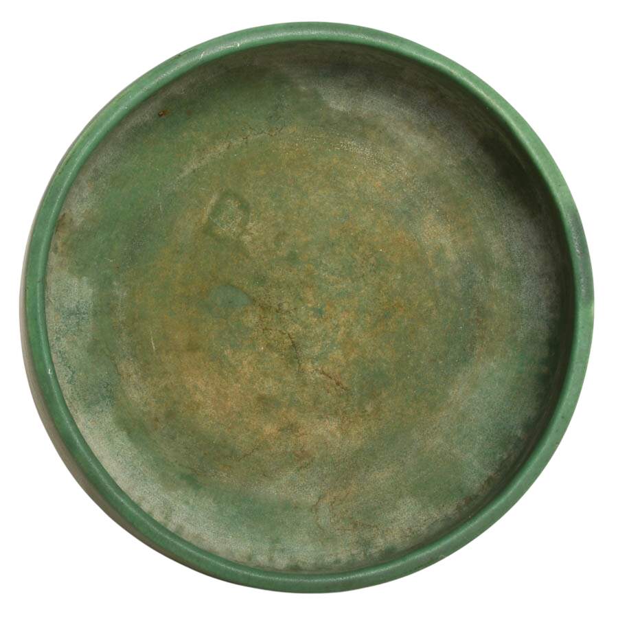 Antique Cucumber Matte Pottery Bowl Attributed to Hampshire Pottery-4